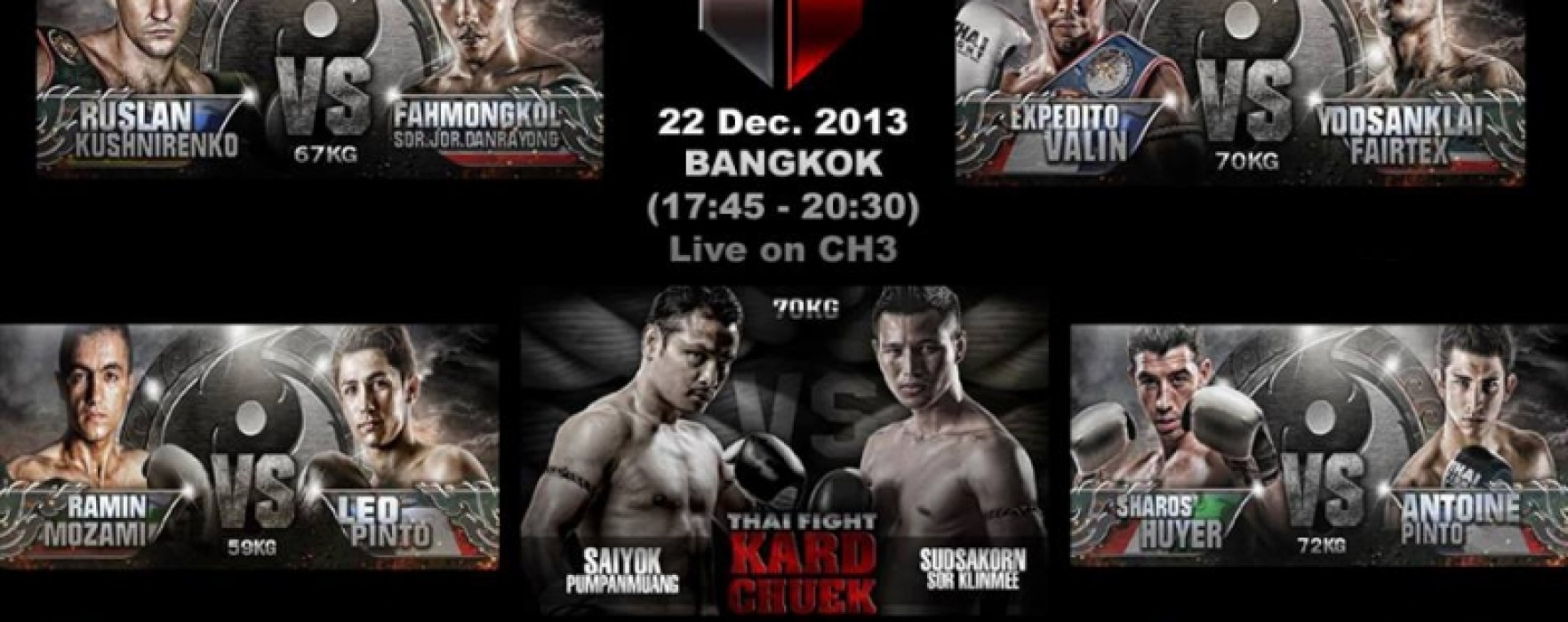 Video e risultati Thai Fight 22 Dicembre 2013