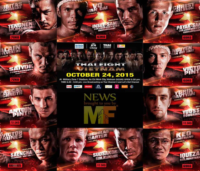 Live Streaming: Thai Fight Vietnam featuring Youssef Boughanem, Sayiok, Saenchai etc