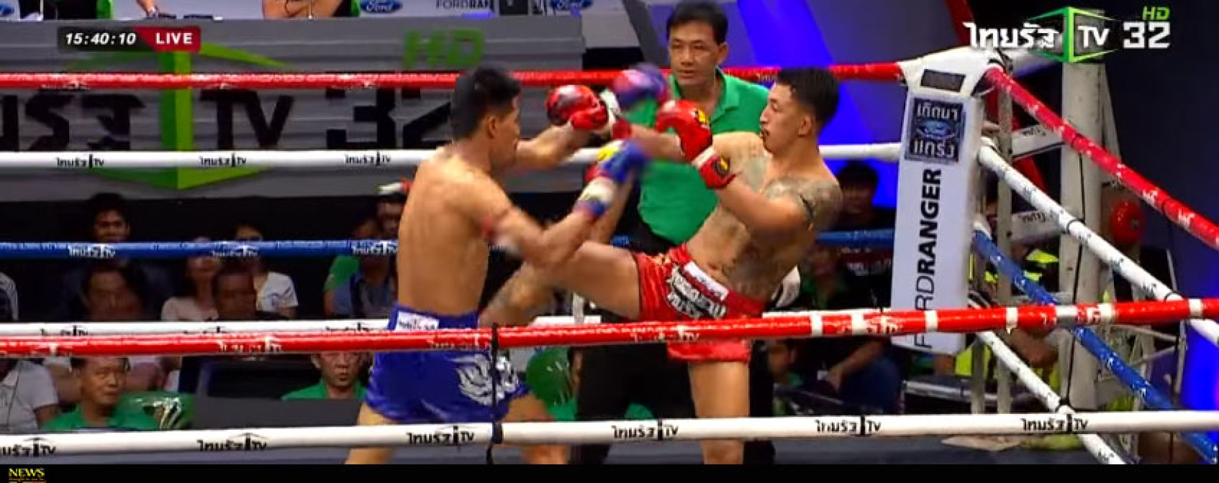 Video: Pakorn PKSaenchai vs Khai Whan Lek Tor. Luk Song – OneSongchai – ThairathTV – 02/04/2016